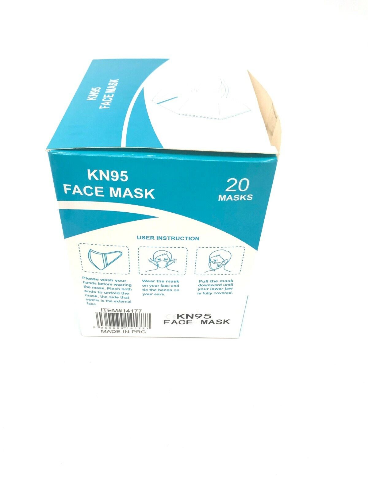 20 Pack FFP2 Equivalent Face Mask Disposable Face Cover Multilayer Protective