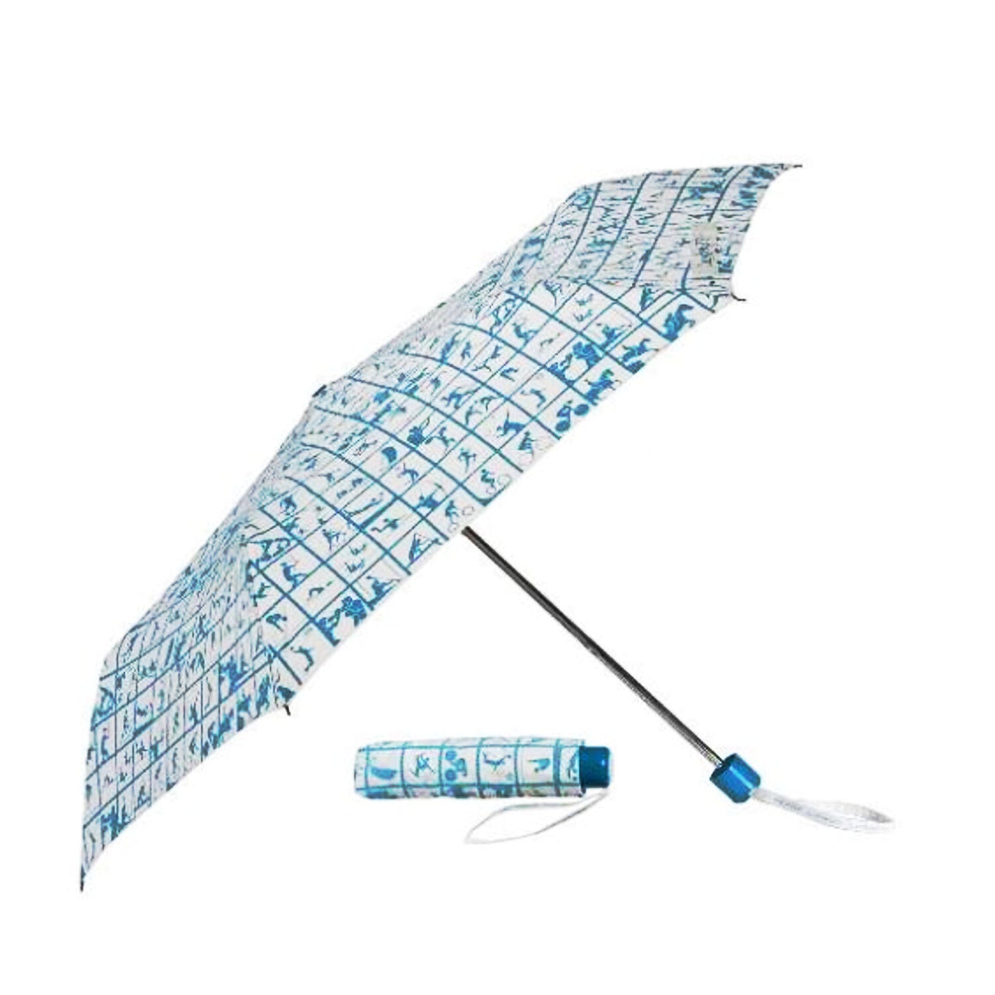 London 2012 Olympic Sports Pictogram Compact Folding Umbrella