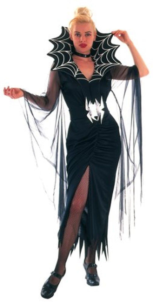 Sexy Womans Sassy Widows Web Halloween Costume Size One Size Fits All
