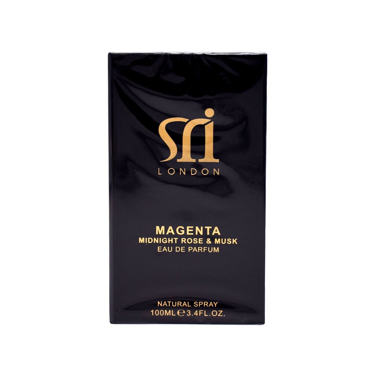 Sri London Magenta Midnight Rose & Musk Eau De Parfum Fragrance For Men 100ML