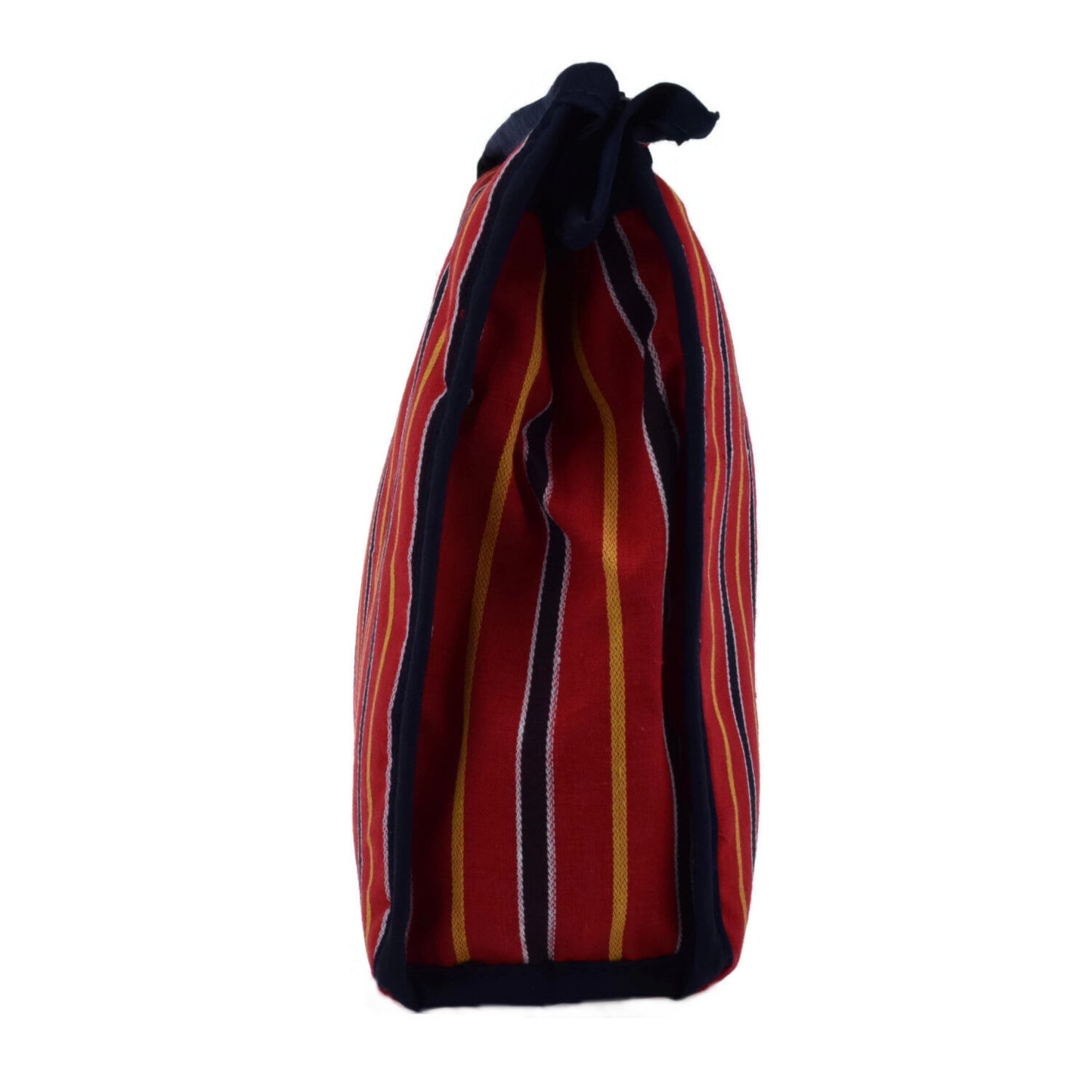 Sanjo Mens Cotton Stripe Red Cosmetic - Toiletry Bag