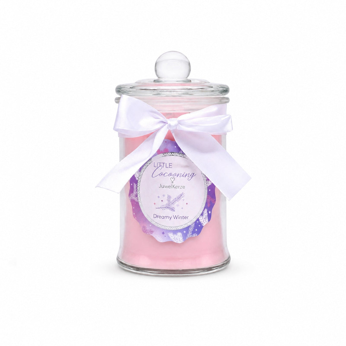 Jewel Candle Big Glass Jar Dreamy Winter Little Cocooning - 490g