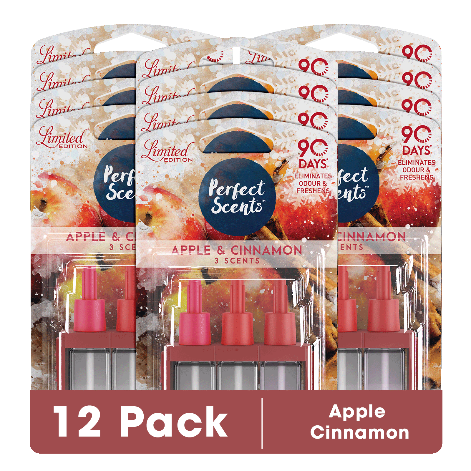 12x Perfect Scents 3Scents Refill Home Air Freshener - Compatible with 3volution