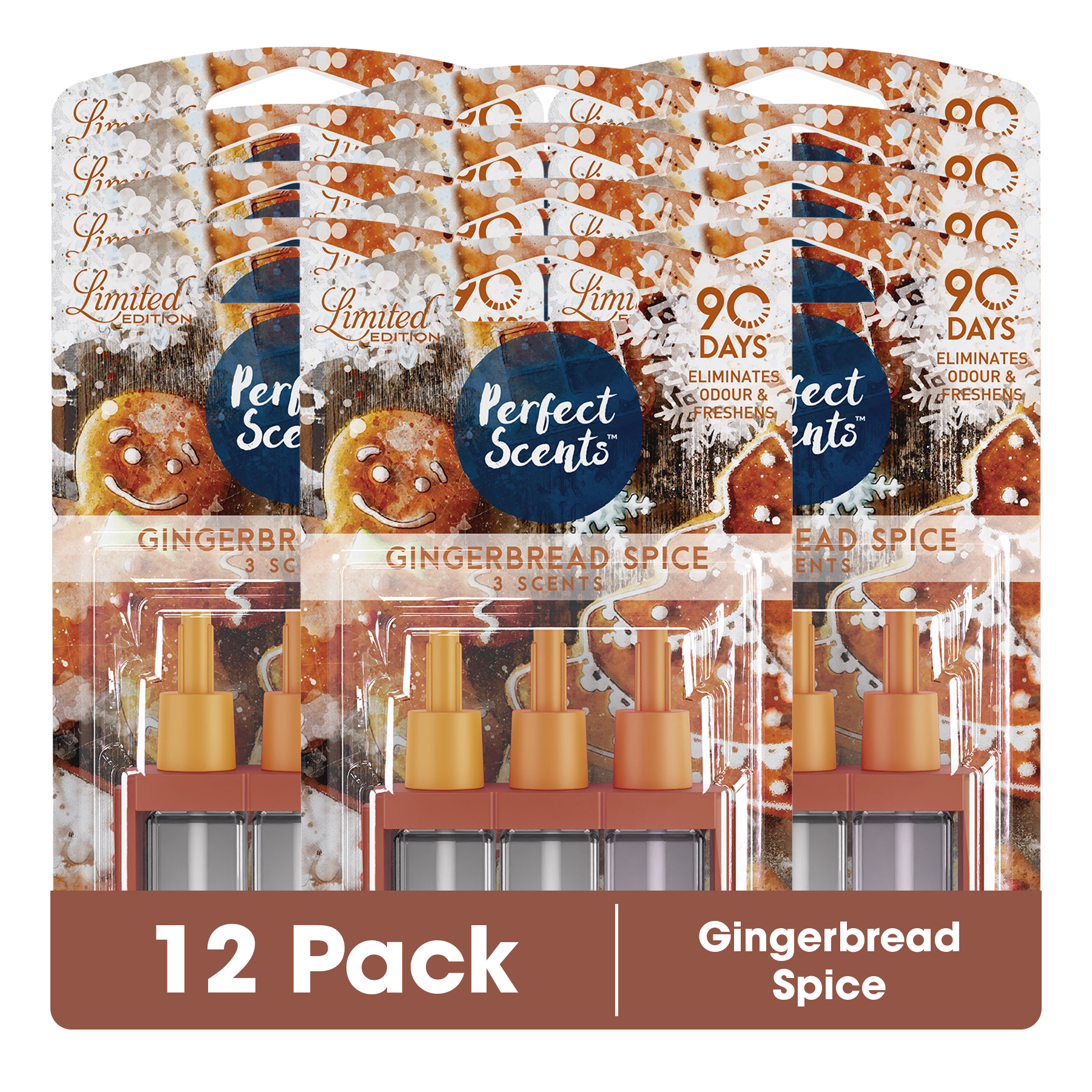 12x Perfect Scents 3Scents Refill Home Air Freshener - Compatible with 3volution