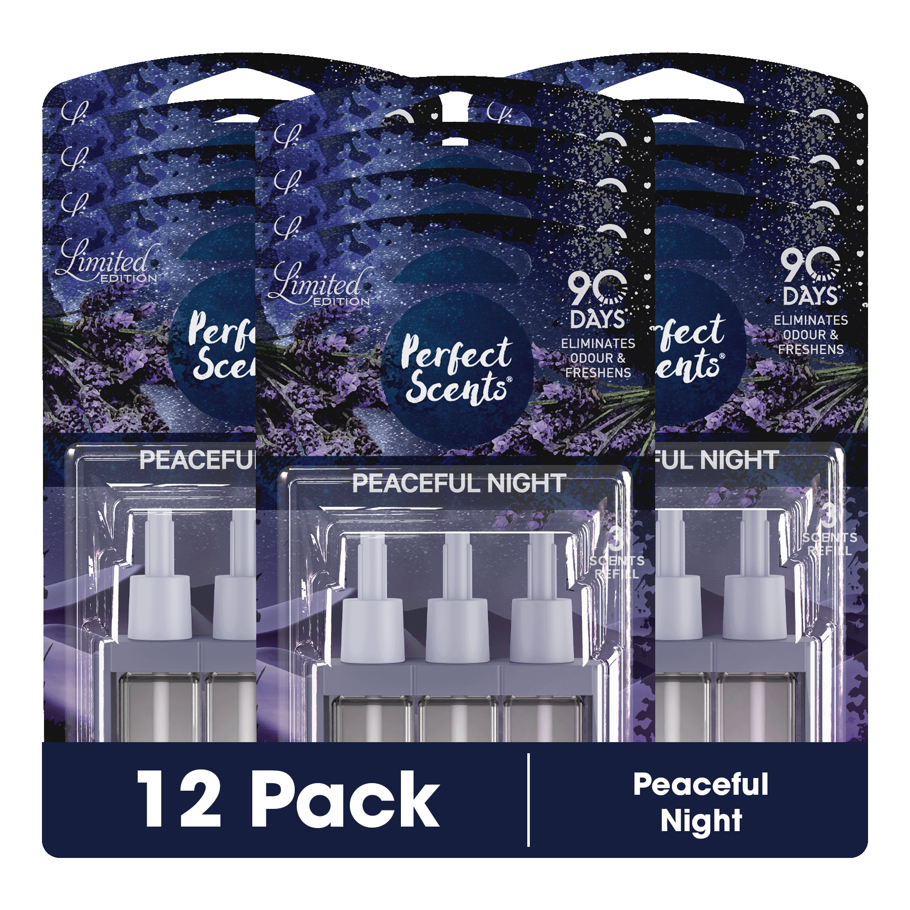 12x Perfect Scents 3Scents Refill Home Air Freshener - Compatible with 3volution