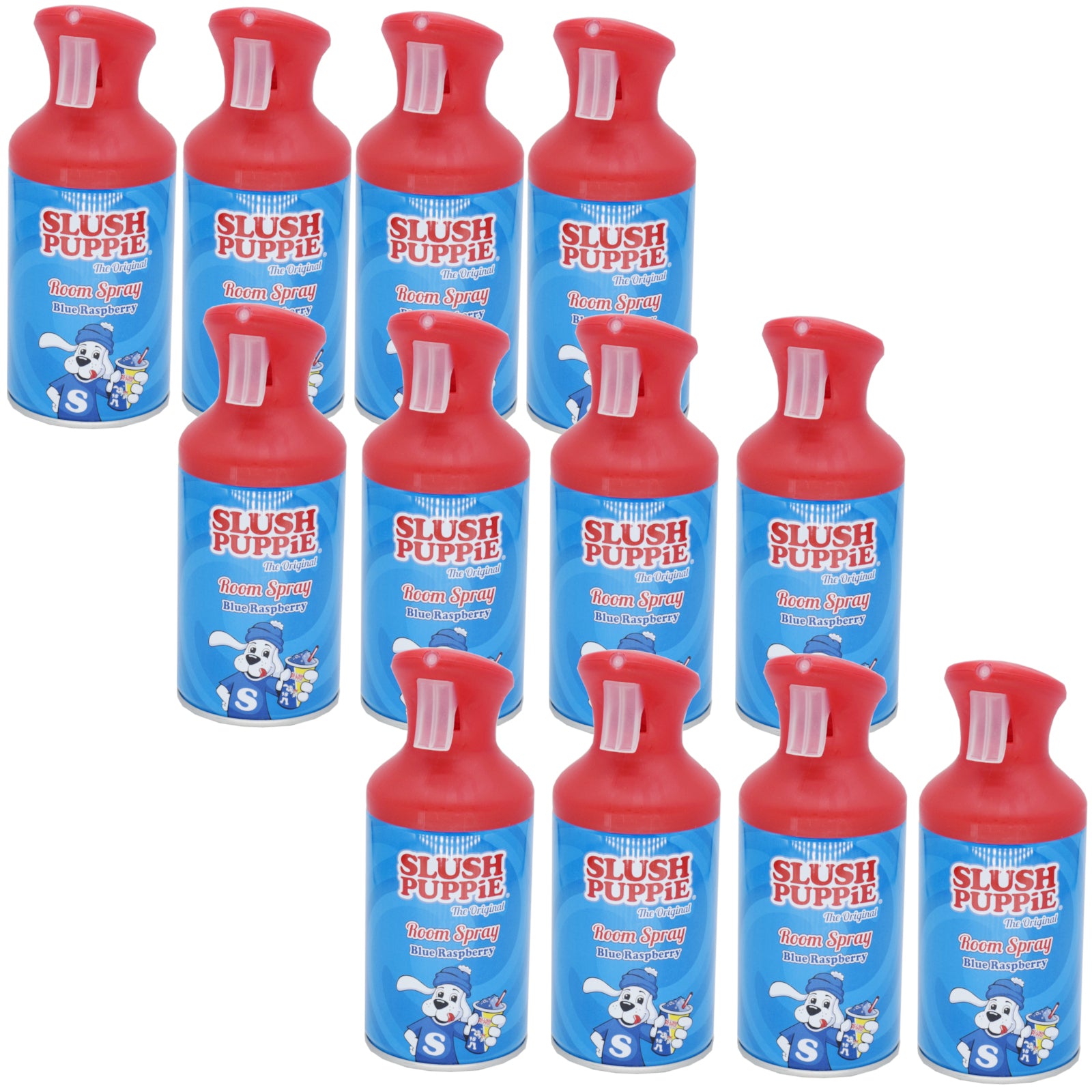 12x Slush Puppie  Lemon&Lime/Strawberry Kiwi/Blue Raspberry  Room Spray 250ml