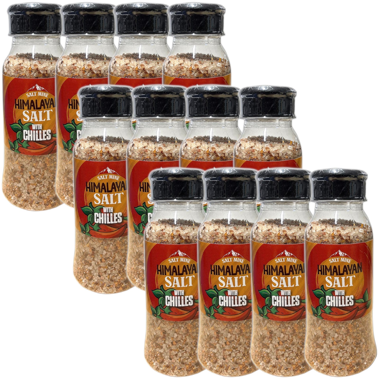 12x Saltmine Seasoning  Himalayan Salt with Chillies  245g