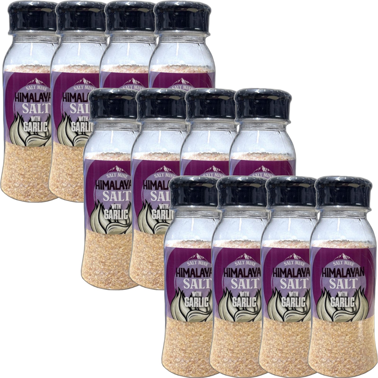 12x Saltmine Seasoning  Himalayan Salt with Garlic  250g