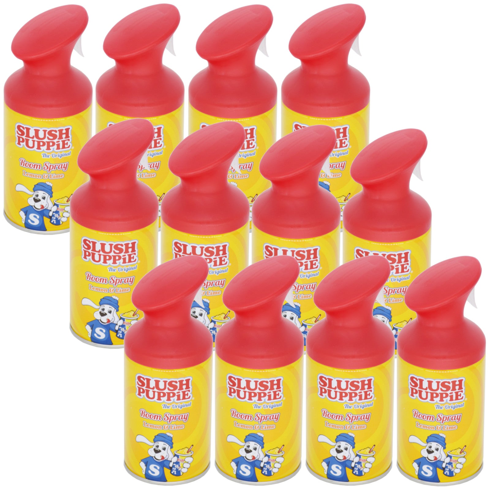 12x Slush Puppie  Lemon&Lime/Strawberry Kiwi/Blue Raspberry  Room Spray 250ml