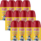 12x Slush Puppie  Lemon&Lime/Strawberry Kiwi/Blue Raspberry Refill Spray 250ml
