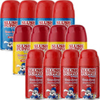 12x Slush Puppie  Lemon&Lime/Strawberry Kiwi/Blue Raspberry Refill Spray 250ml