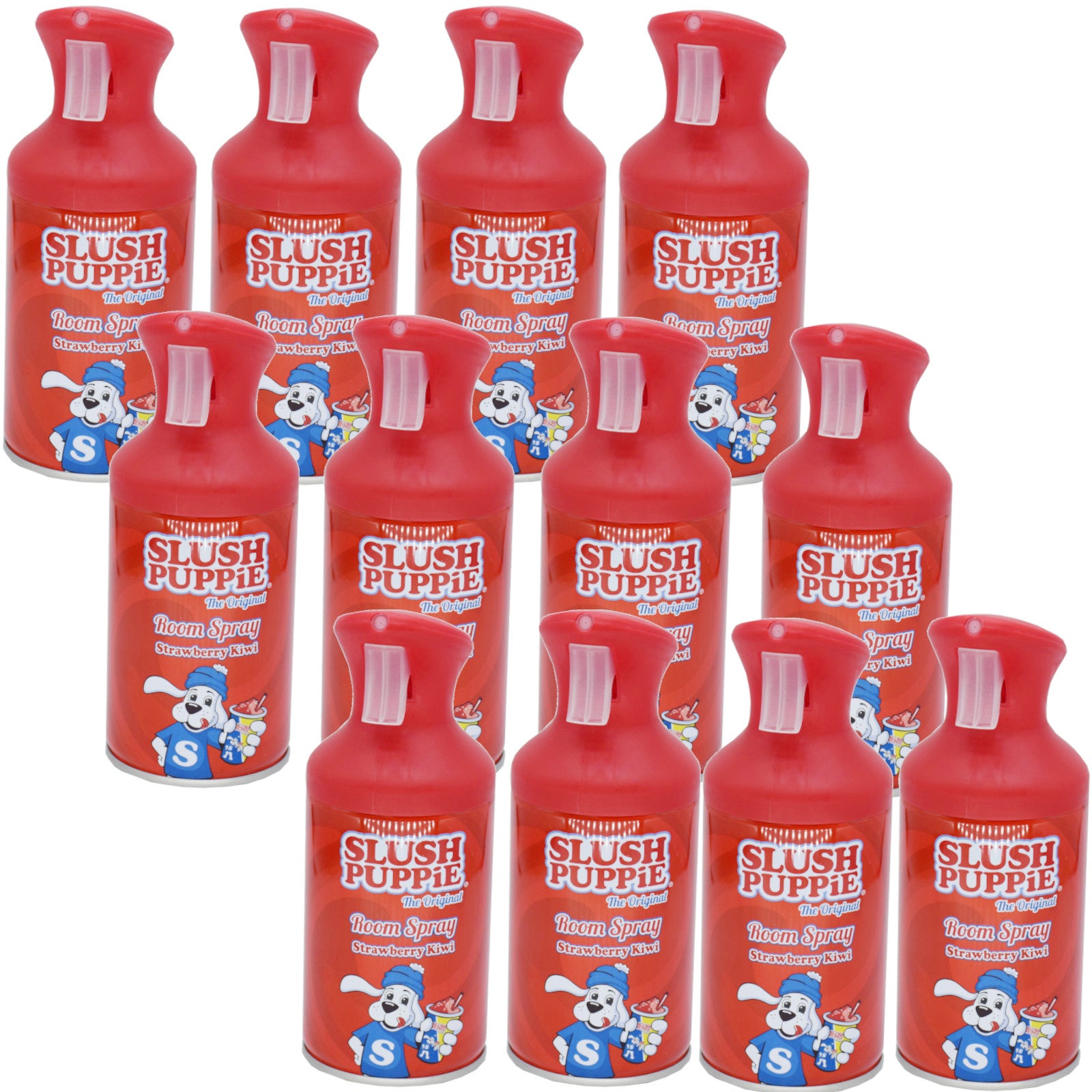12x Slush Puppie  Lemon&Lime/Strawberry Kiwi/Blue Raspberry  Room Spray 250ml