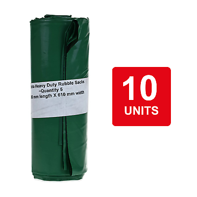 5 Extra Heavy Duty Rubble Sacks 980mm x 610mm