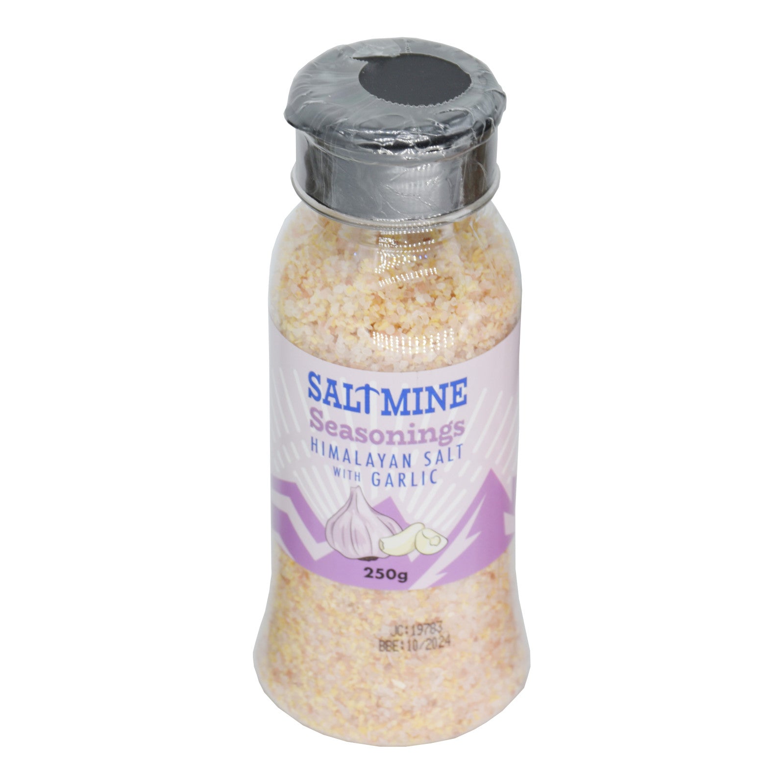 3x Saltmine Seasoning Himalayan Salt with Garlic (3 x 250g)