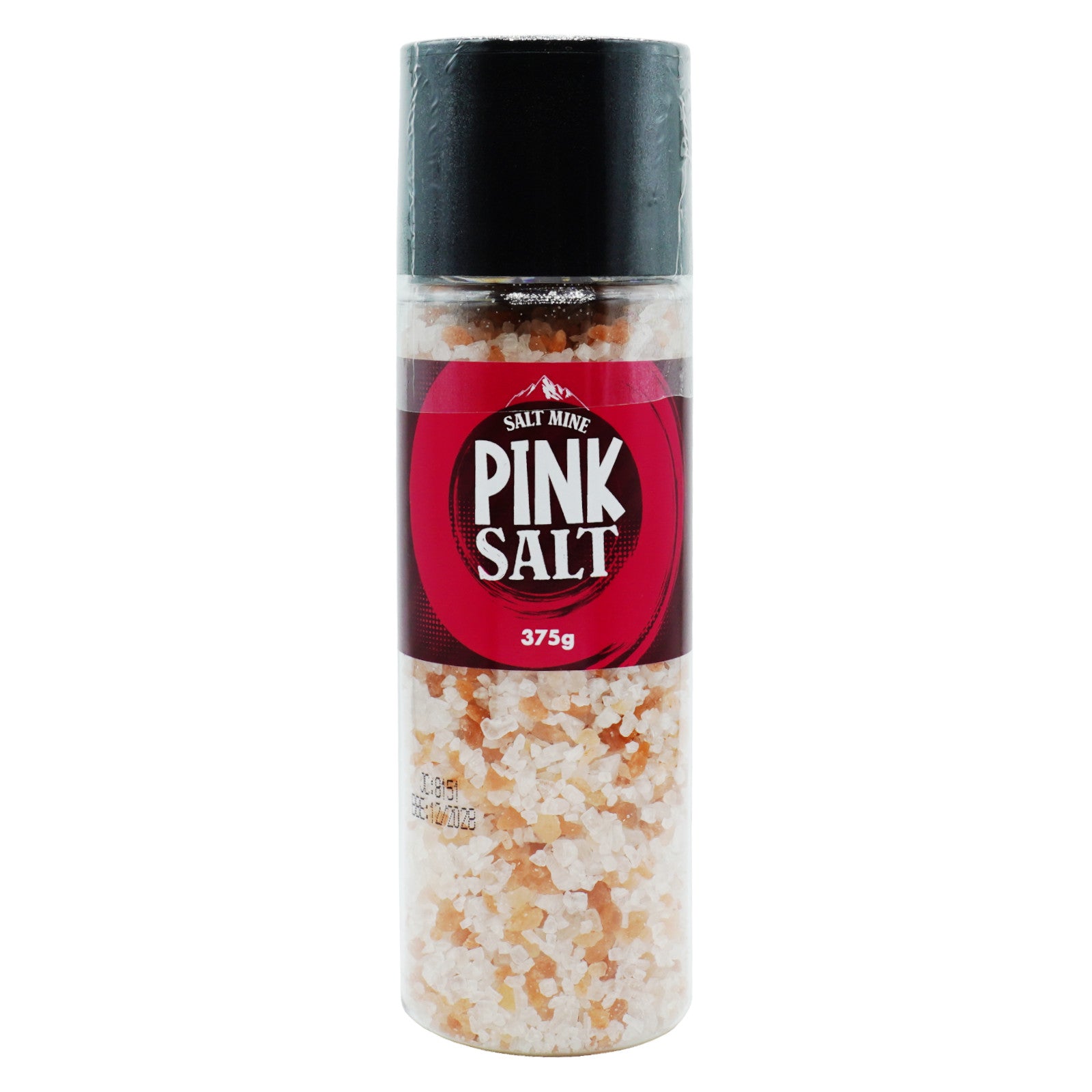 3x Saltmine Pink Rock Salt Himalayan Pink Salt Grinder 375g