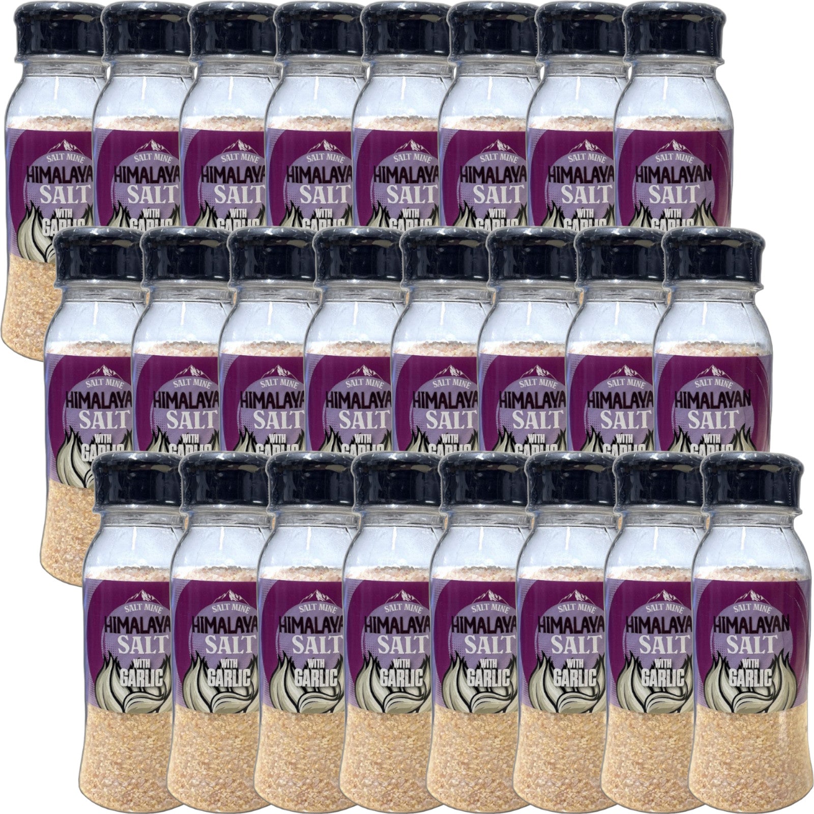 24x Saltmine Seasoning  Himalayan Salt with Garlic  250g