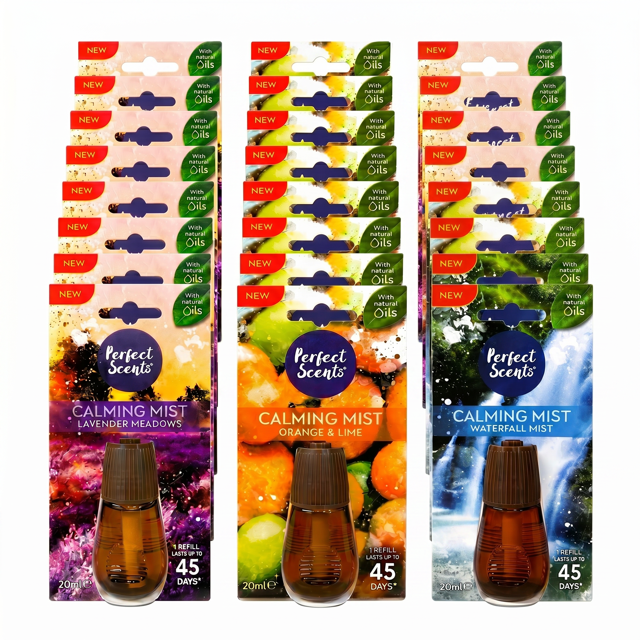 24x Perfect Scents Calming Mist - With Natural Oils - Lasts Up To 45 Days - 20ml