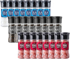 24x Saltmine Grinder Mix  Sea Salt / Pink Salt / Black Pepper  100g