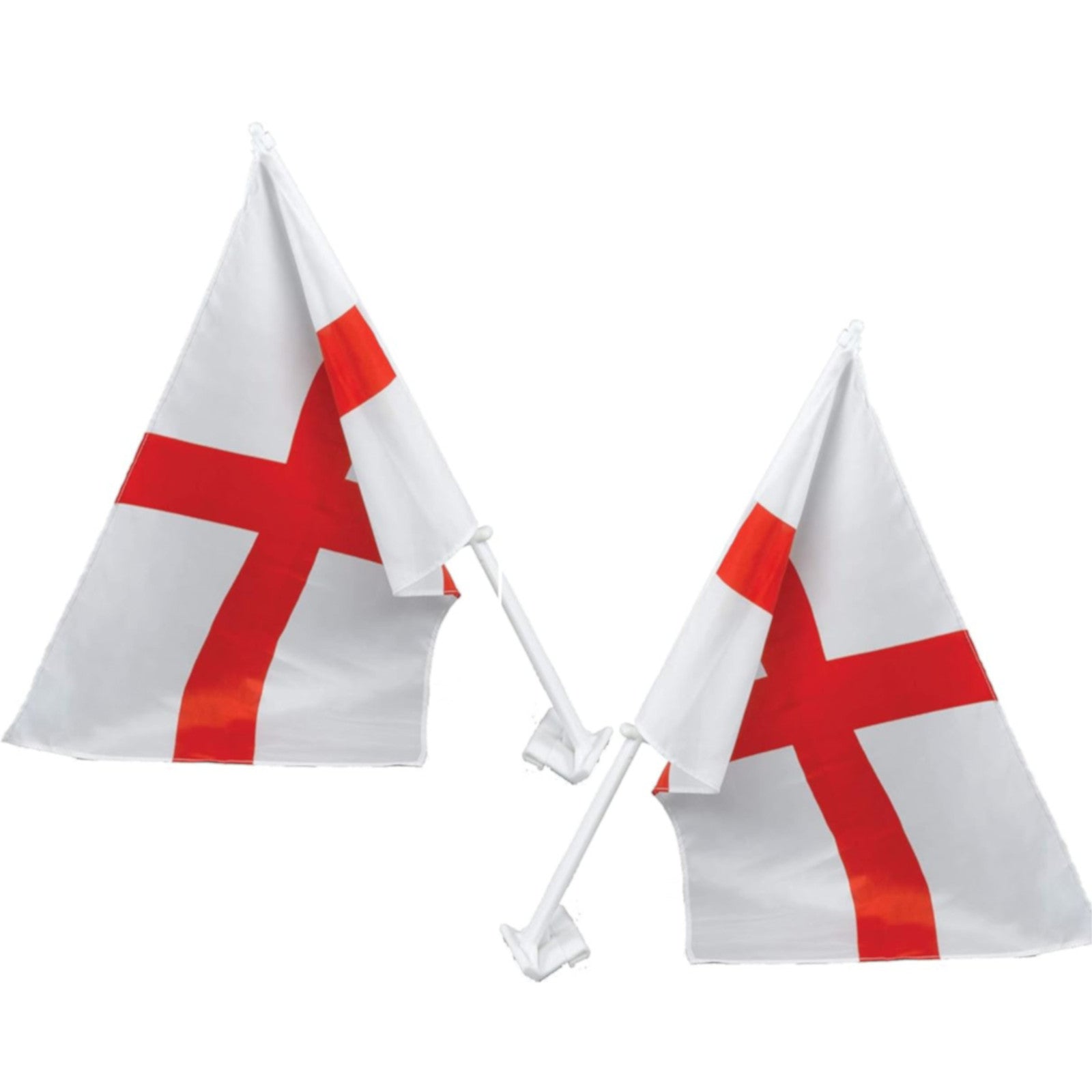 2x England Car Flags For The World Cup 2026 - With 3 FREE Car Air Fresheners