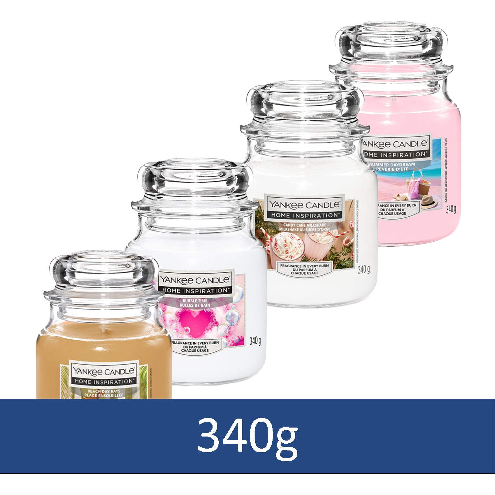 Yankee Candle Large Jar 340g, Long Lasting Home Fragrance Scented Candle