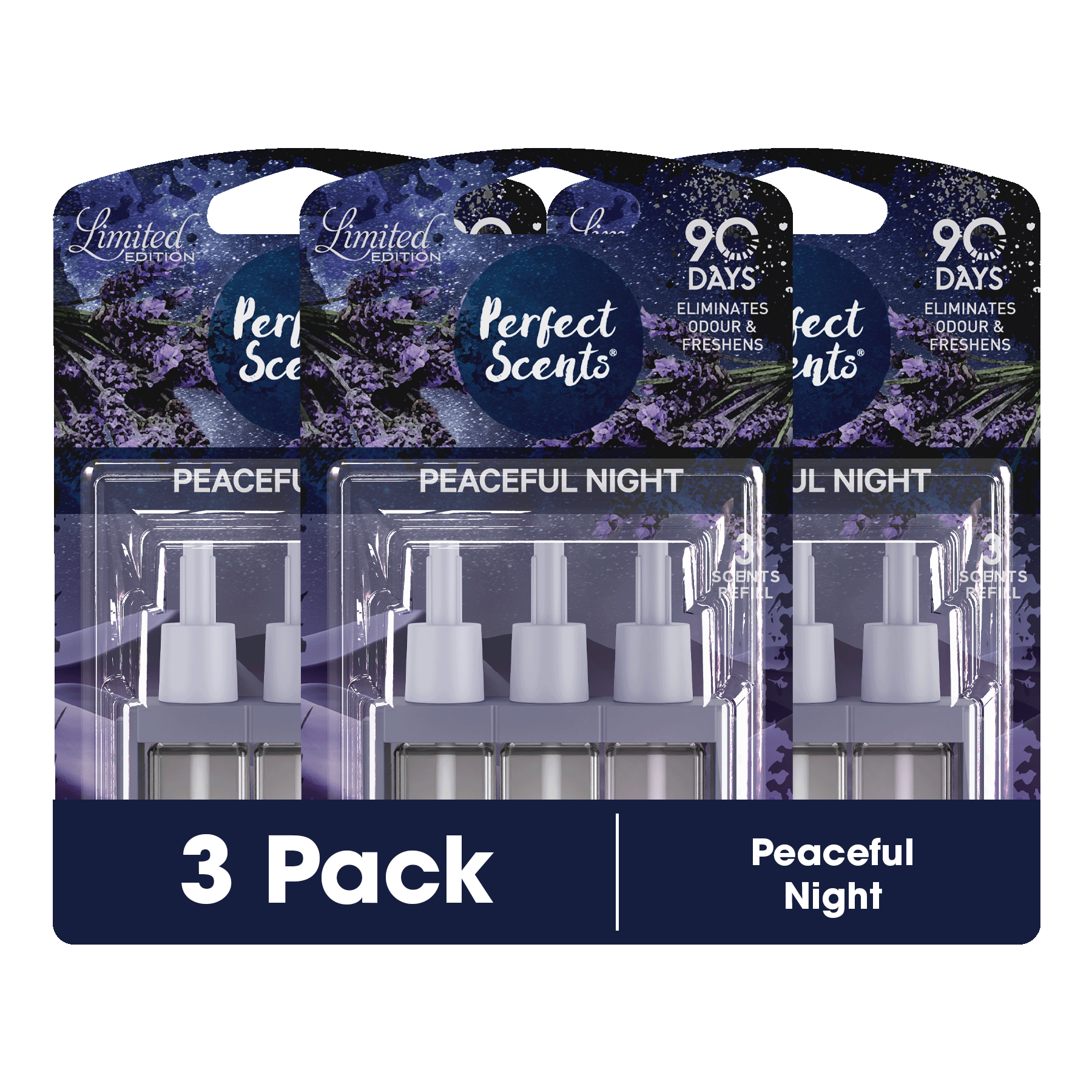 3x Perfect Scents 3Scents Refill Home Air Freshener - Compatible with 3volution