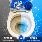 12x Max Flush In-Cistern Toilet Blocks - 8 Blocks Per Pack (96x50g)