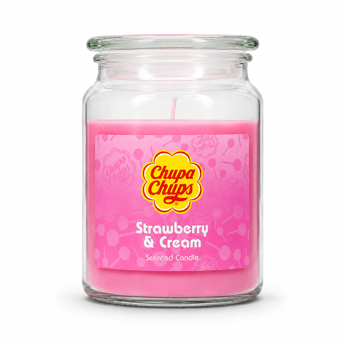 Chupa Chups 18Oz/510g Jar - Strawberry & Cream