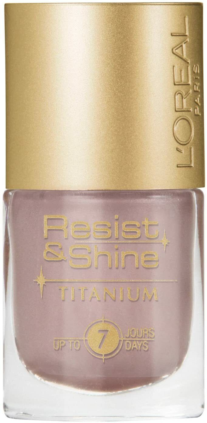 L'Oreal L'oreal Resist & Shine Titanium Nail Polish, Various Shades, 9ml