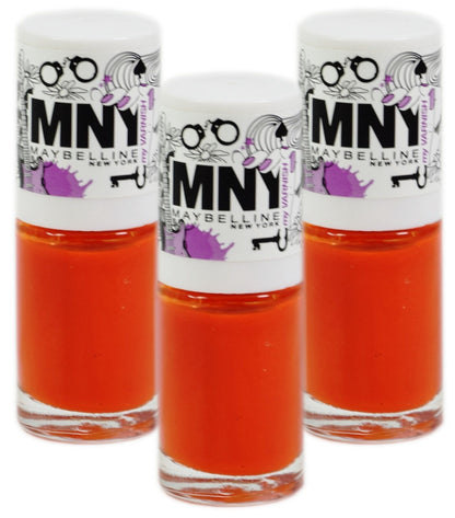 3x Maybelline New York MNY Nail Polish 18 Colours To Choose From