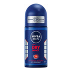 Nivea Men Roll On Dry Impact 72hr Anti-Perspirant 0% Alcohol - 50ml