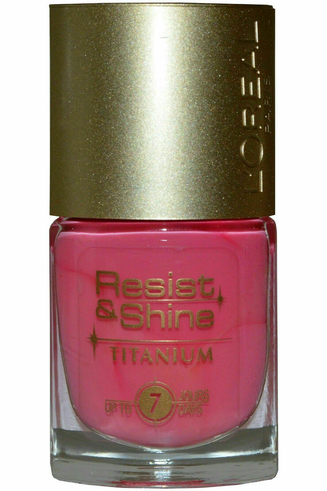 L'Oreal L'oreal Resist & Shine Titanium Nail Polish, Various Shades, 9ml