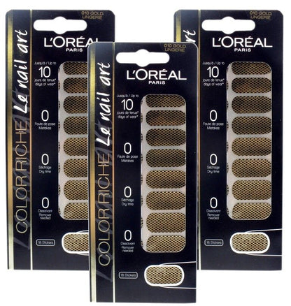 L'Oreal Color Riche Le Nail Art 18 Stickers - Various Designs to Choose