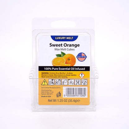12x Luxury Wax Melt Cubes - 35.4gx12 = 424.8g - 96 Cubes in Total - Made in USA