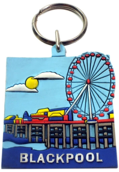 8, 36, 100 X 3D Cute Rubber Key Ring Key Chain UK Landmark & Theme Sports Gift