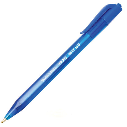 24x Paper Mate InkJoy 100RT 1.0mm Retractable Medium Ballpoint Pens (Blue/Black)
