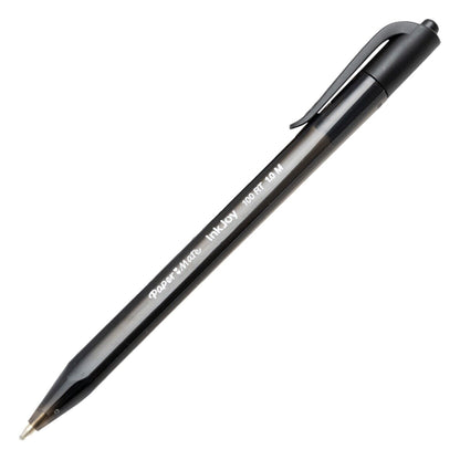 12x Paper Mate InkJoy 100RT 1.0mm Retractable Medium Ballpoint Pens (Blue/Black)