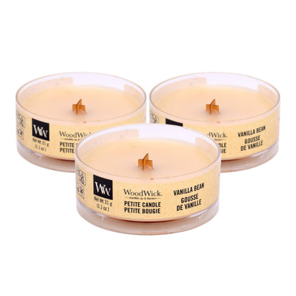 3x Woodwick (by Yankee Candle)  Petite Candle 3x31g - 7 Fragrance to Choose From