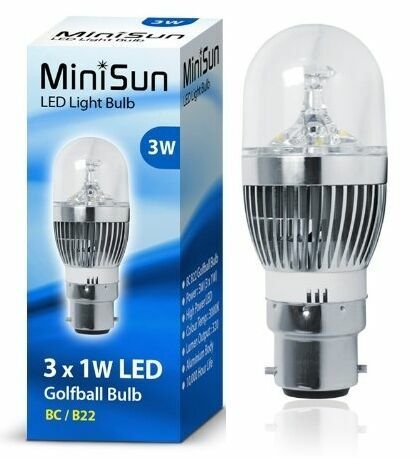 MiniSun LED Daylight Spotlight Ceramic High Powered Bulbs Various