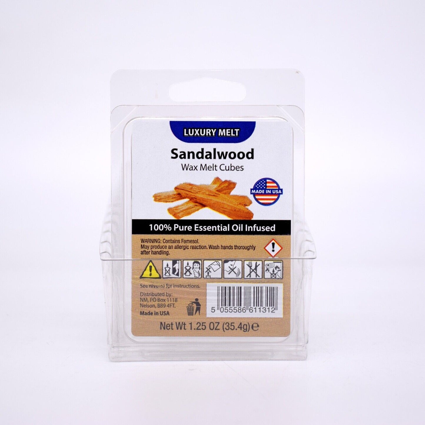 4x Mainstay Wax Melt Cubes - 35.4g x 4 = 141.6g - 24 Cubes in Total -Made in USA