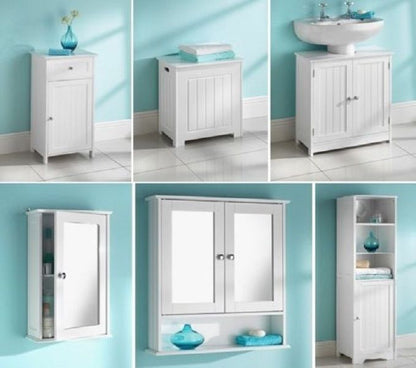 White Wooden Bathroom Units 6 Variants To Choose From