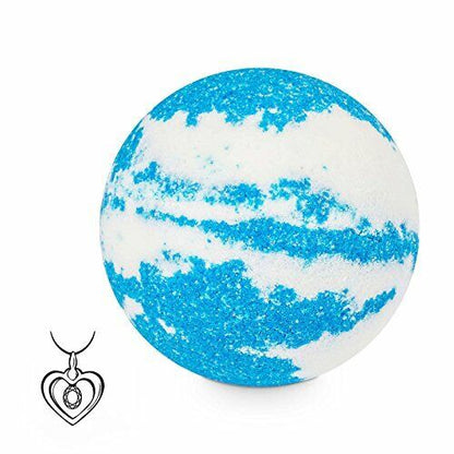Jewel Candle Bath Bomb Cuddle Bubble With Stainless Steel Jewellery
