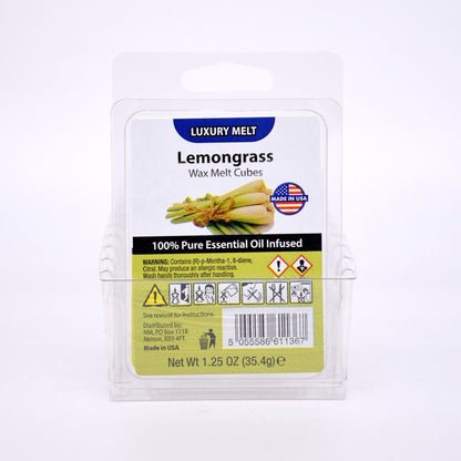 12x Luxury Wax Melt Cubes - 35.4gx12 = 424.8g - 96 Cubes in Total - Made in USA