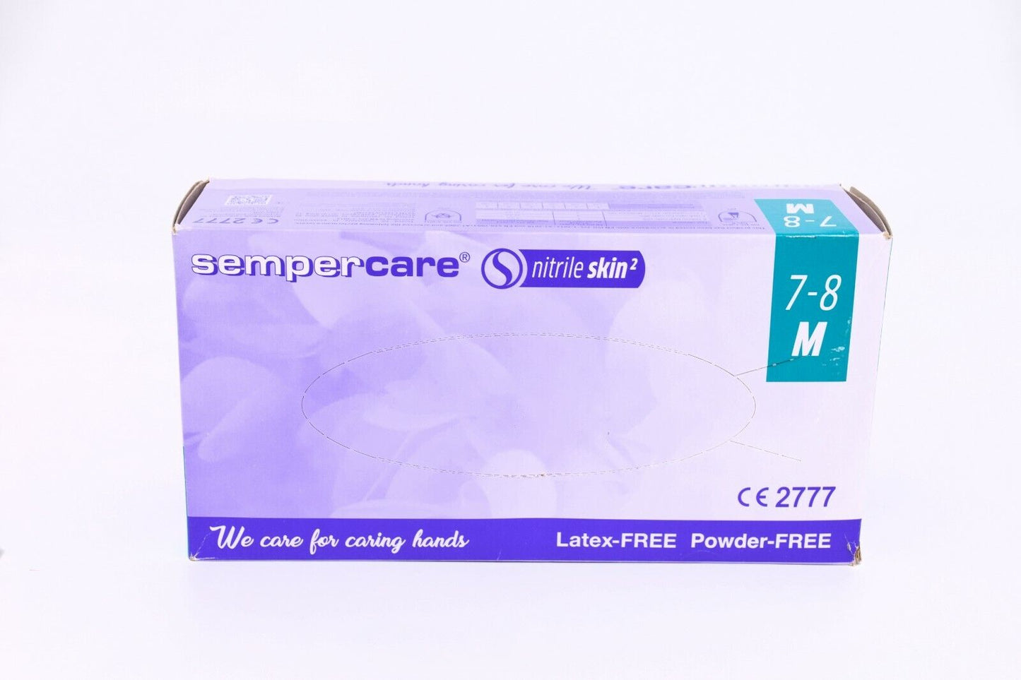 200 X Sempercare Disposable Blue Powder Free Nitrile Gloves All Sizes