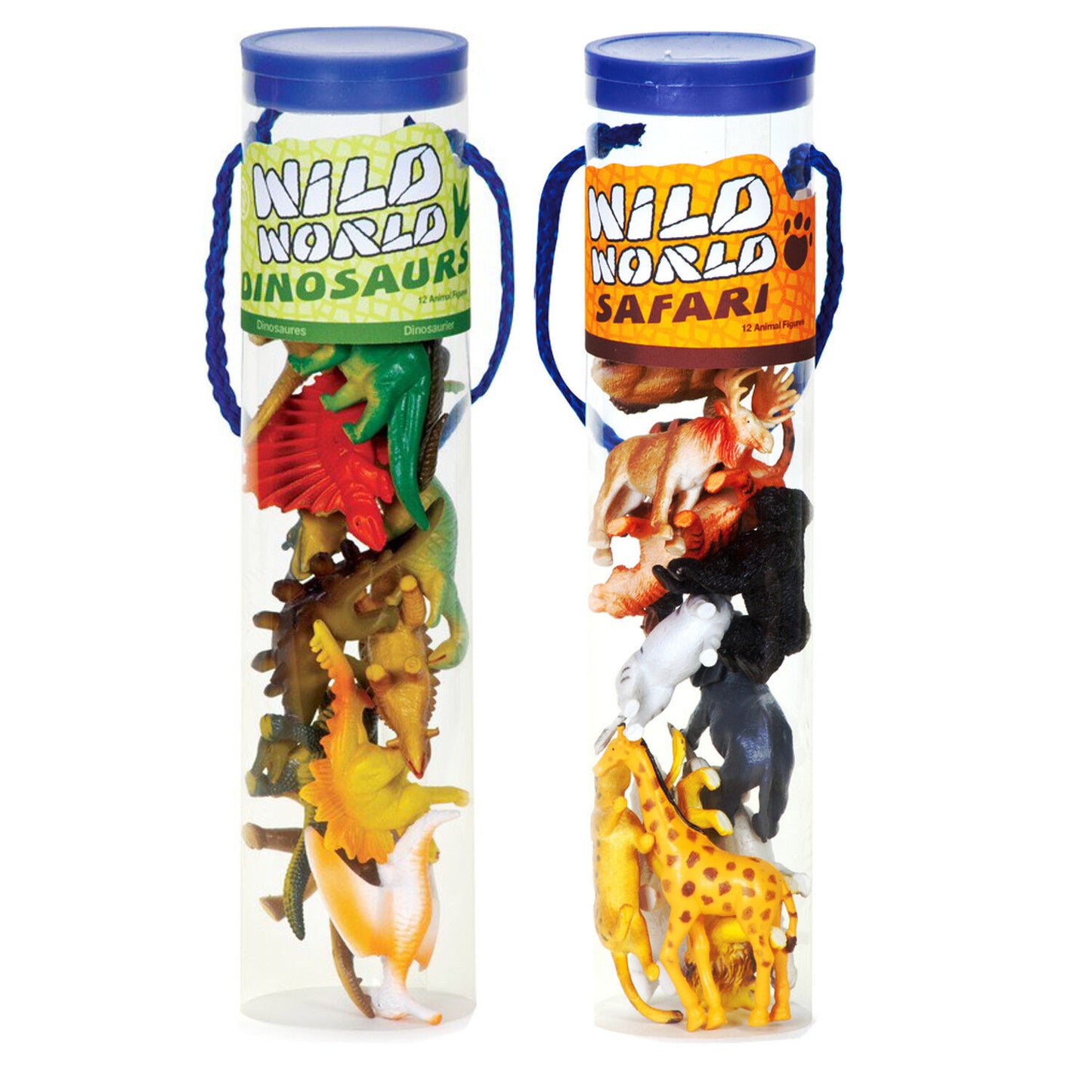 Wild World Safari & Dinosaurs Animal Figure Toys Set You Choose