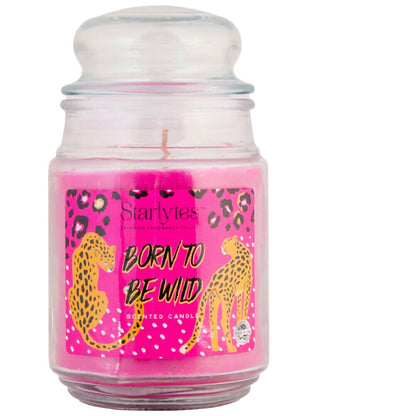 2 x Starlytes Scented Fragrance Candles Glass Jar 510g 125Hr Burn Time Gift Set