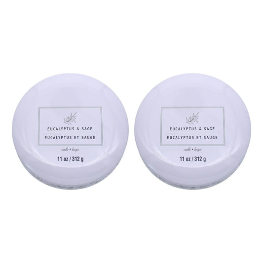 2x Ashland Home Fragrance 3 Wick Fragranced Candle - 312g Each Tin Candle