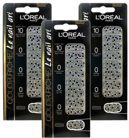 L'Oreal Color Riche Le Nail Art 18 Stickers - Various Designs to Choose