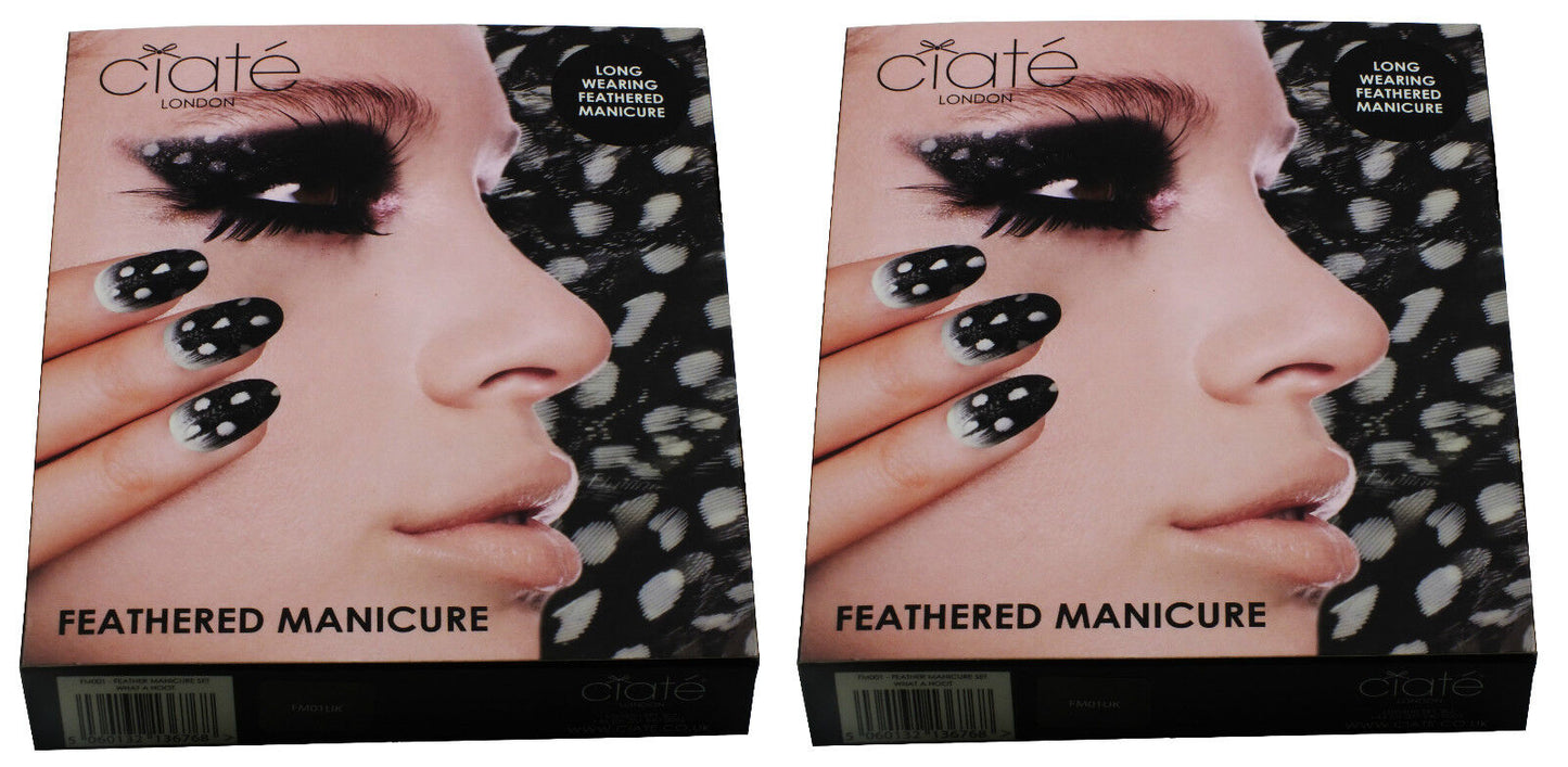 Ciate London Feathered Manicure Nail Care Kit Cuticle Tool Gift Set