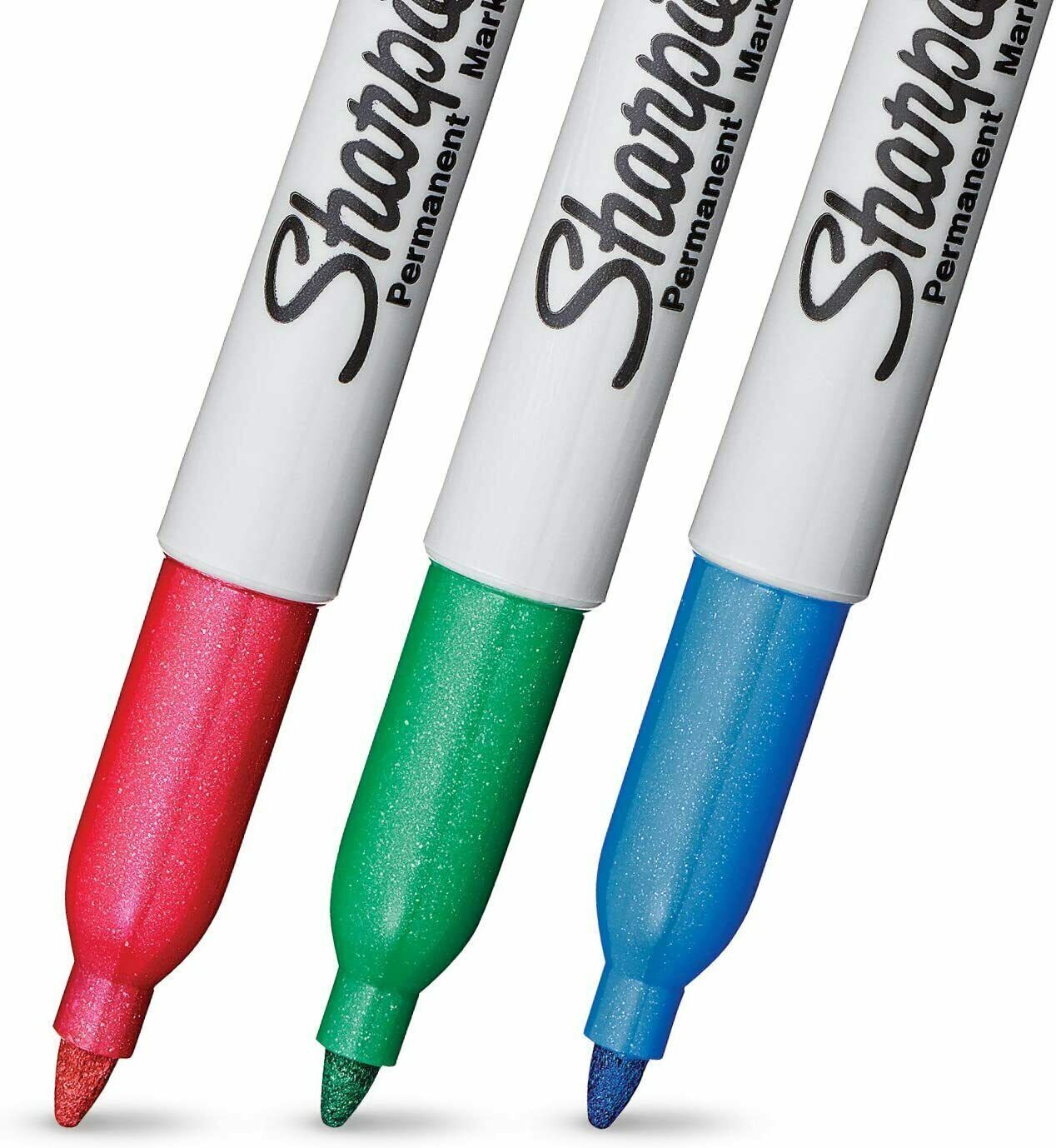 9x Sharpie Metallic Permanent Marker Pens Fine Point (Ruby, Emerald & Sapphire)