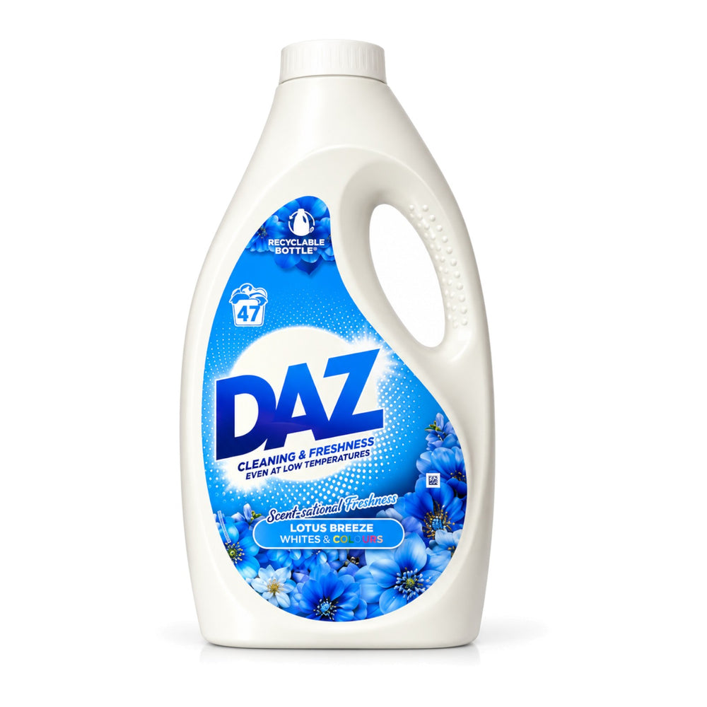 DAZ Scent-sational Freshness Lotus Breeze Laundry Gel 47 Washes Whites & Colours